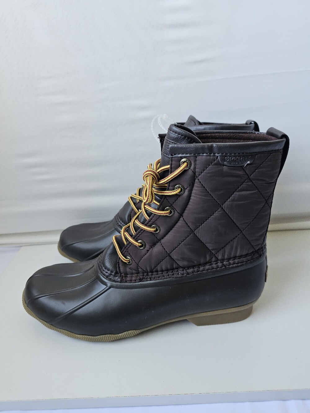 Sperry Top-Sider Men's Duck Boots Brown Quilted NWOT - Size 11 & 12 - Picture 8 of 16